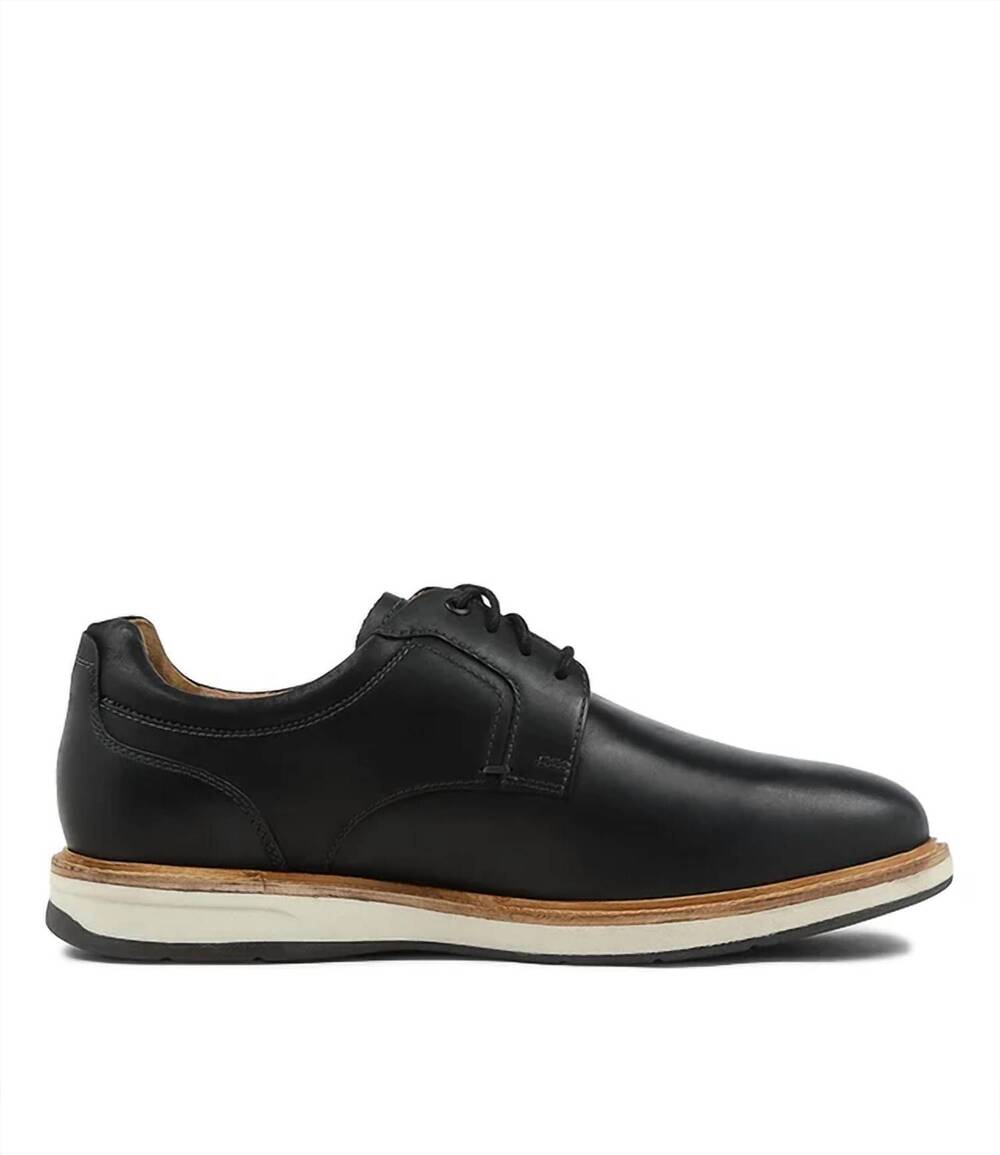 NEW FLORSHEIM men's scarsdale plain toe oxford shoes in black